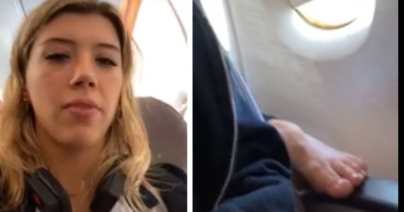 Австралийка обнаружила чужую ступню на самолетном подлокотнике и не растерялась
