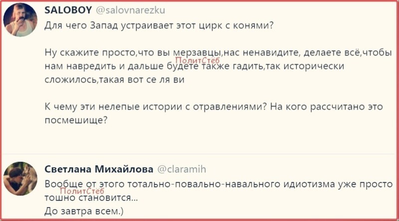 Политические комментарии из инета
