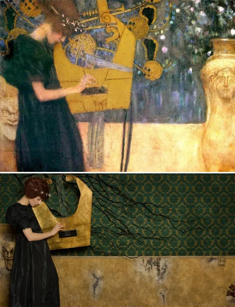 «Музыка I», Густав Климт, 1895 год.
