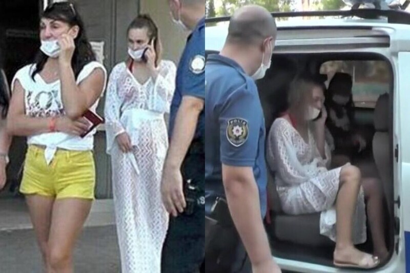 Пьяных россиянок в Турции отвезли в полицию после броска тапками в медсестру