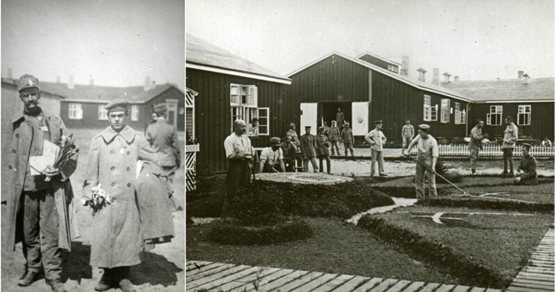 Как выглядел лагерь для военнопленных в 1917 году