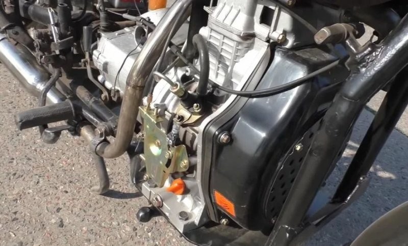 Мотоцикл «Днепр» с дизельным двигателем от мотоблока
