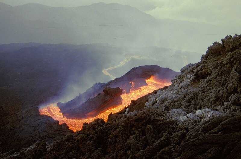 Извержения вулканов, пойманные в объектив фотокамеры