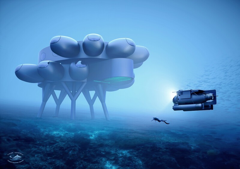 Внук легендарного Жака-Ива Кусто строит исследовательскую базу на дне океана