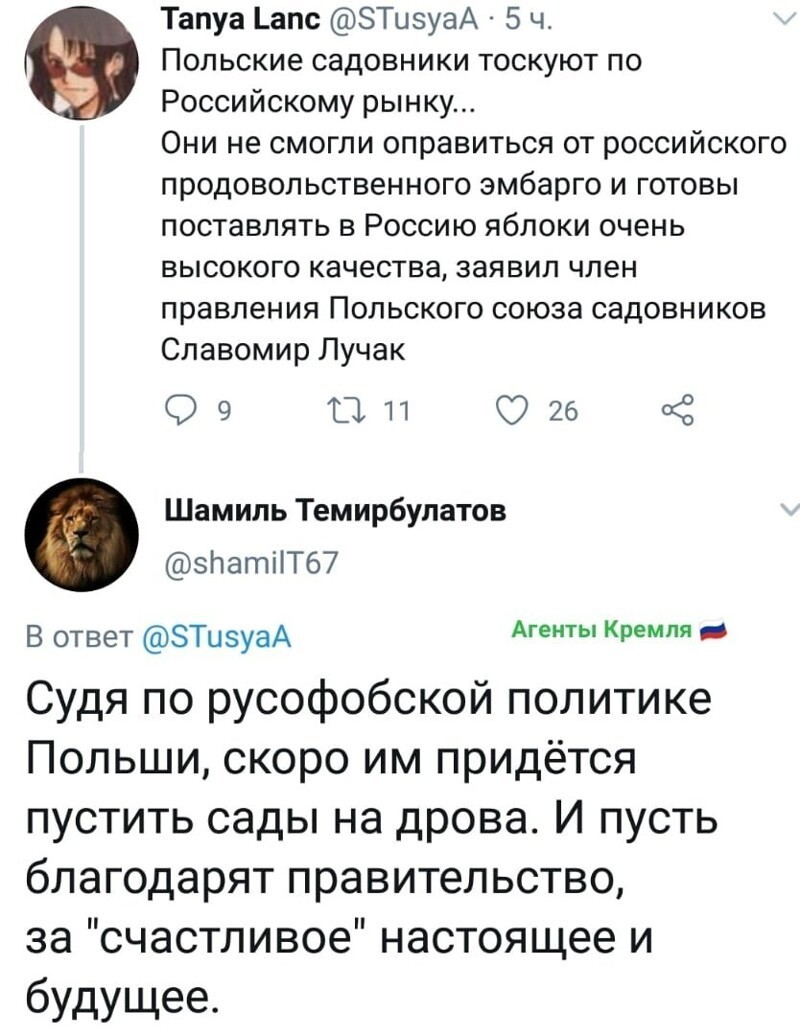 Политические комментарии из инета