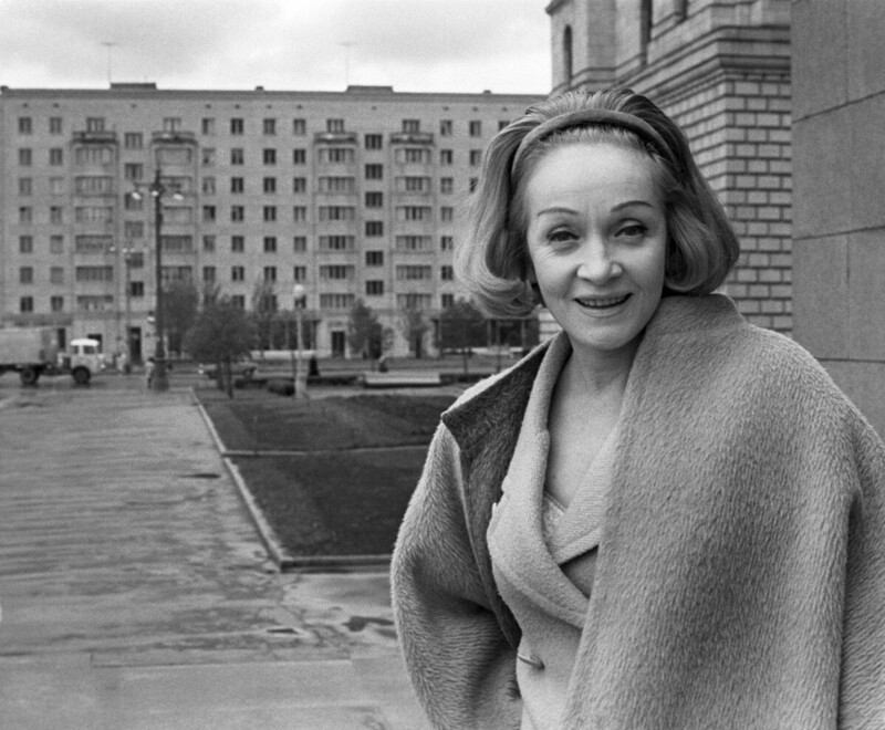 Марлен Дитрих в Москве, 1964...