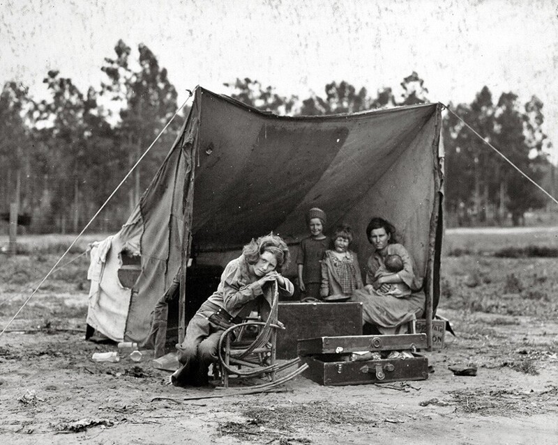 1936, стоянка в Калифорнии.