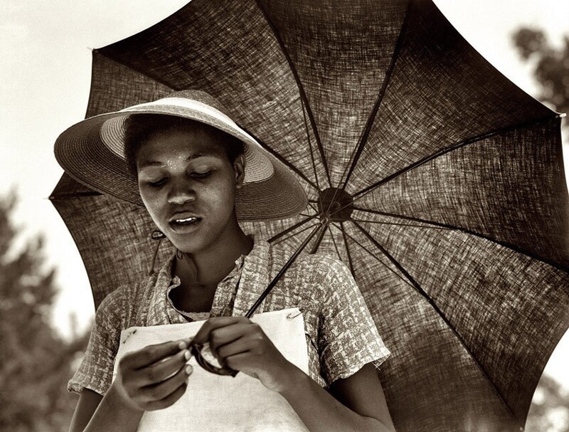 Июль 1937,негритянка из Луизианы.