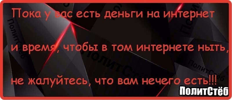 Политические комментарии из инета