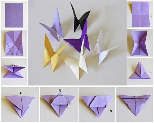 Как сделать бабочку из бумаги: 7 легких схем оригами, пошаговые фото и видео