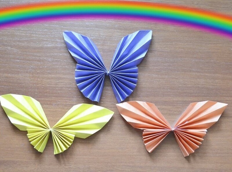 Бабочки из бумаги своими руками за 20 шагов