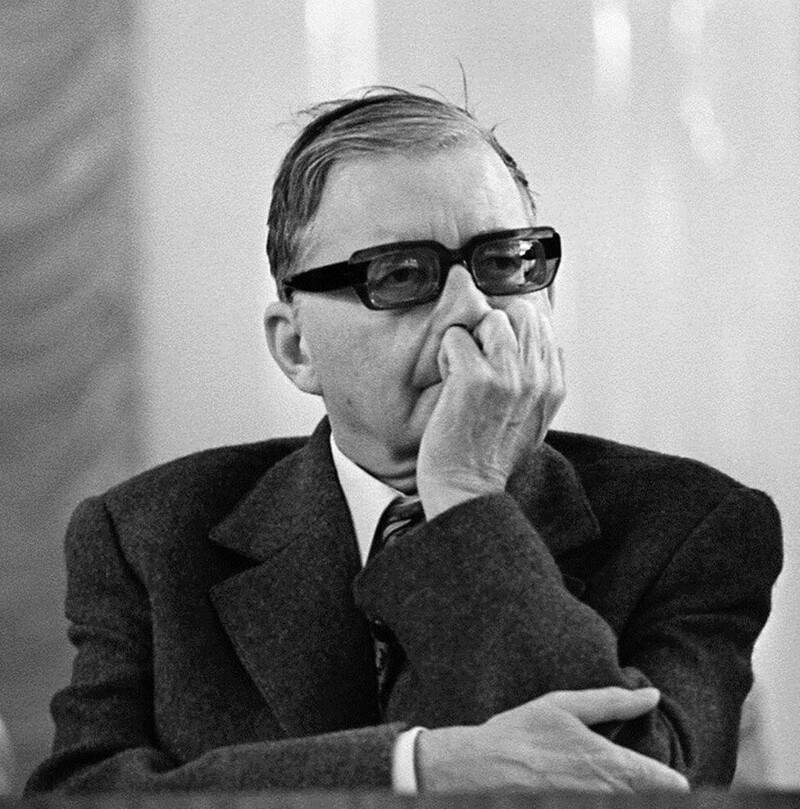 1972. Советский композитор и педагог Дмитрий Шостакович (1906-1975)