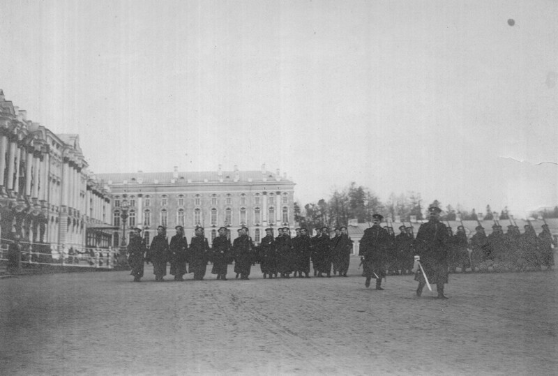 Парад в Царском Селе Гвардейского экипажа. 1908.