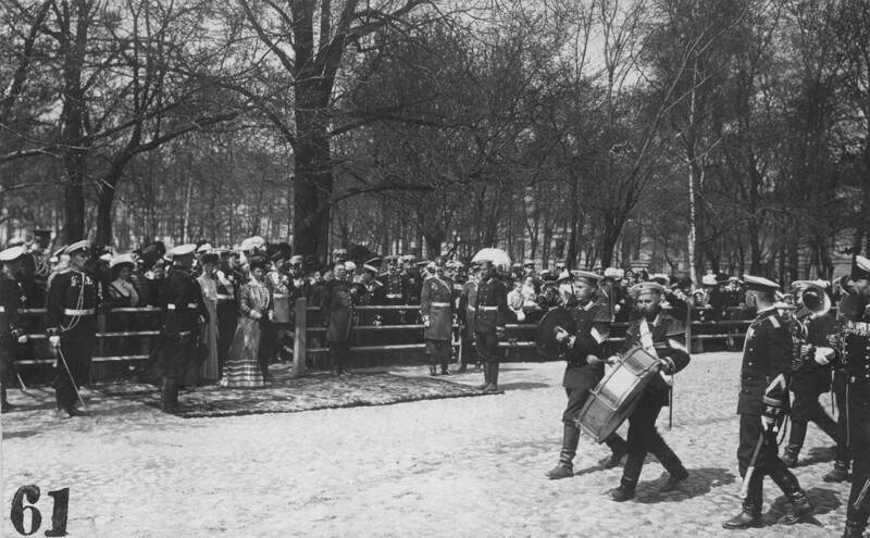 Открытие памятника броненосцу «Александр III» в Высочайшем присутствии 15.05.1908 г.