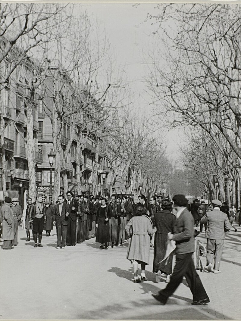Запись в вооруженную республиканскую гвардию. Барселона, 28 апреля 1937