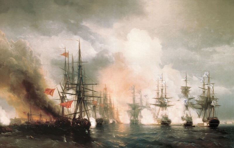 Последнее сражение парусных кораблей в истории
