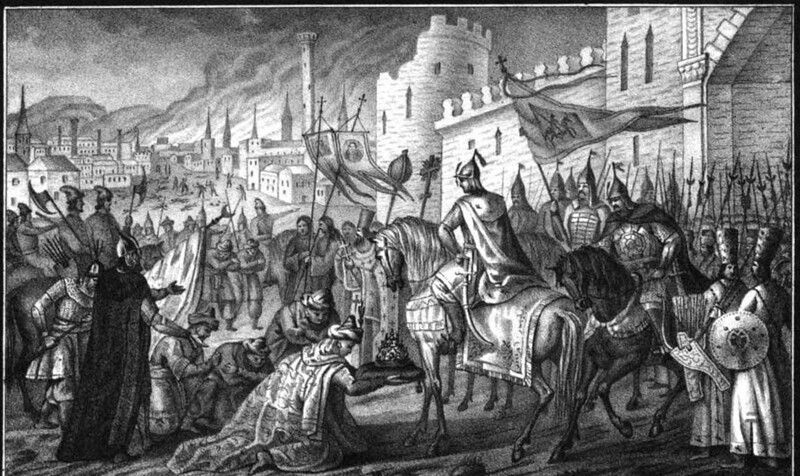 2 октября 1552 года. Русские войска во главе с Иваном Грозным берут Казань