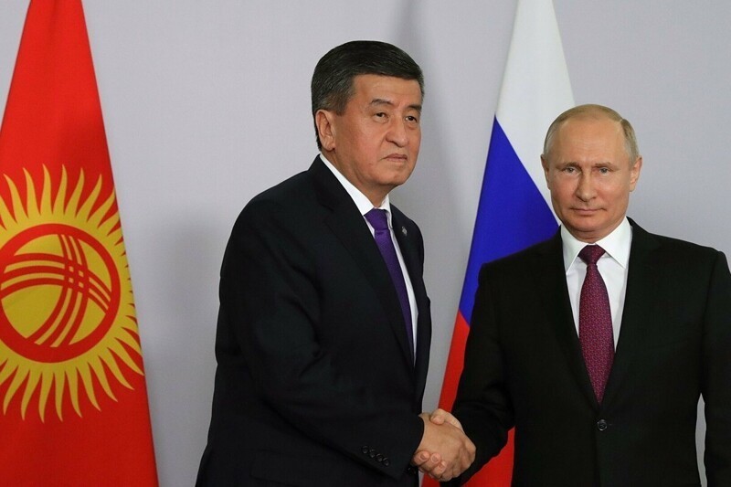Путин забыл имя президента Кыргызстана, но тот не обиделся