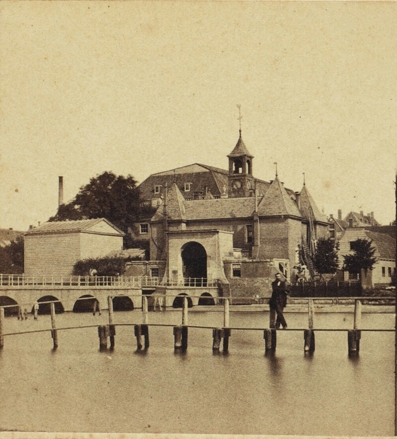Вид старого порта. 1859