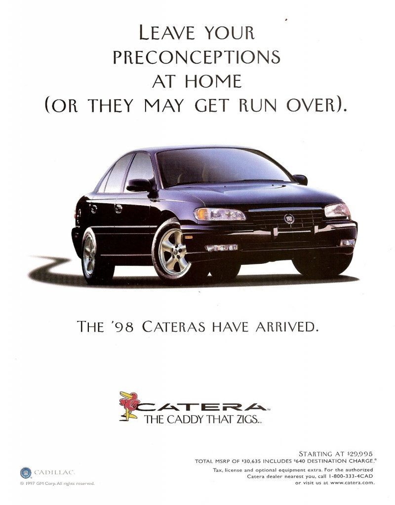 Автомобили, о которых вы не слышали: Cadillac Catera - Хороший Opel, но плохой Cadillac