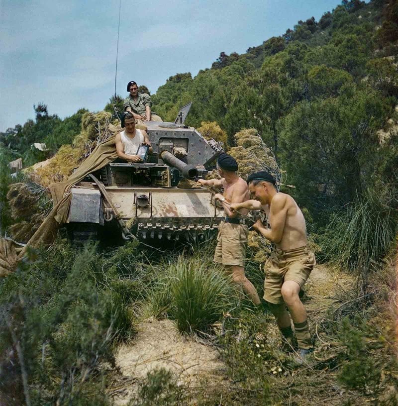 Редкие цветные фото времен Второй мировой войны