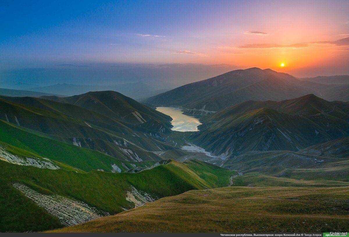 Северный Кавказ озеро Кезеной