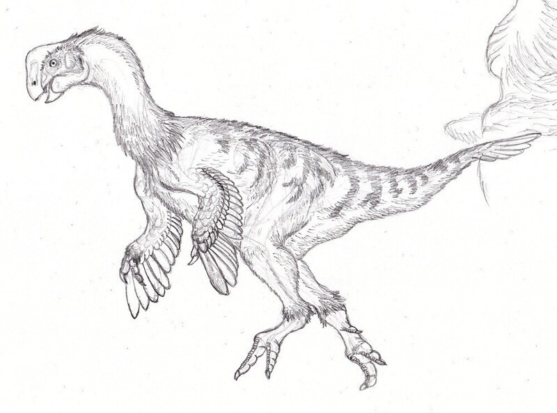 Двухметровый динозавр-"попугай" обнаружен в Монголии