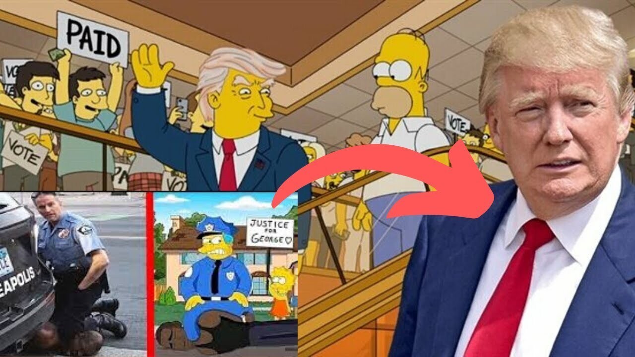 Фото с трампом из симпсонов