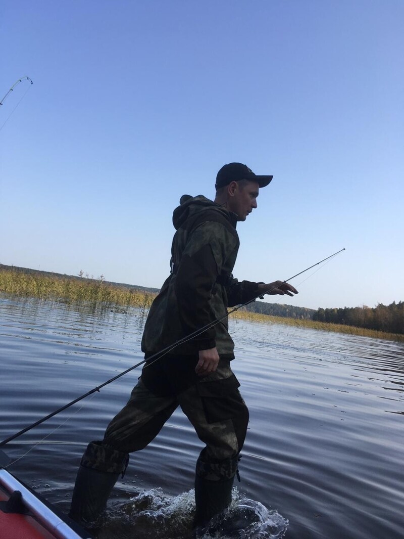 Рыбалка на озере, где скрывался ЛЕНИН В. И