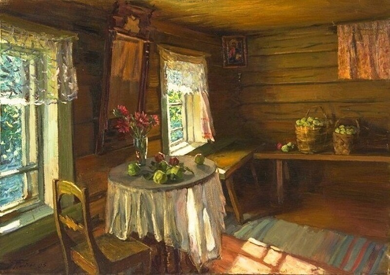 Душевные, тёплые картины Чайникова Григория Леонтьевича (1960-2008)