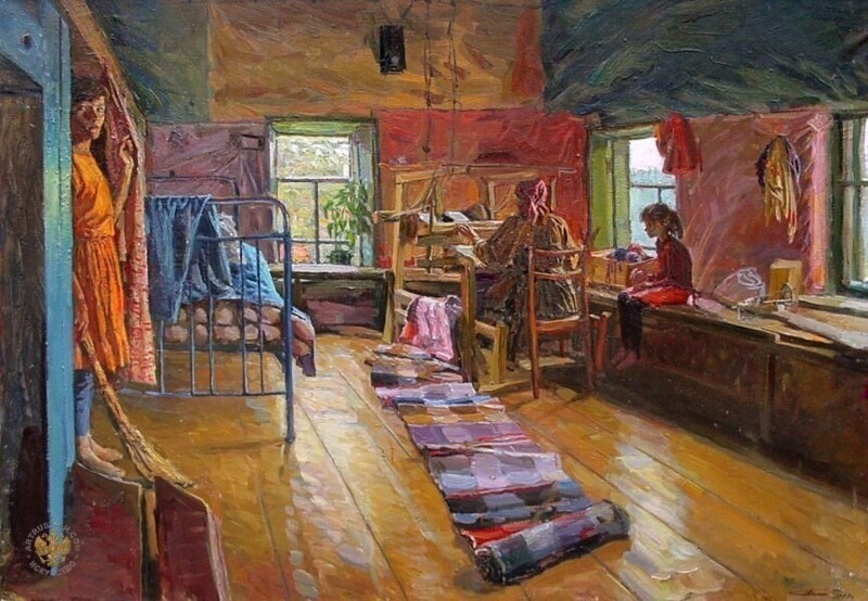 Душевные, тёплые картины Чайникова Григория Леонтьевича (1960-2008)