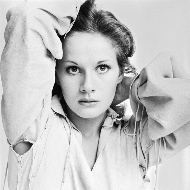 Октябрь 1970 года. Нью-Йорк. Французская актриса и модель Доминик Санда. Фото Jack Robinson.