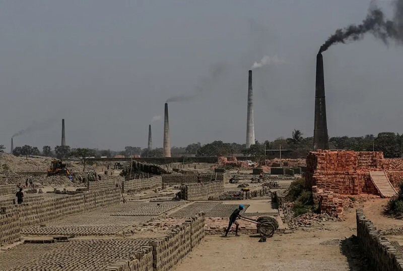 В Калькутте рядом с рекой находится большой кирпичный завод, все сточные воды с которого тоже попадают в реку. 