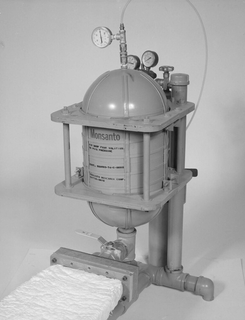 Аэромеханический пеногенератор (опытный образец), 1976 г.