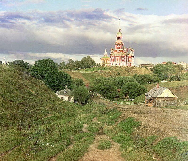 Общий вид соборa Николаевский с ю.-з. Можайск, 1911