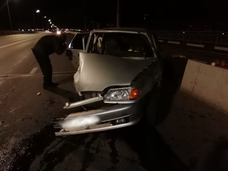 Авария дня. Пьяный водитель без прав устроил ДТП в Набережных Челнах