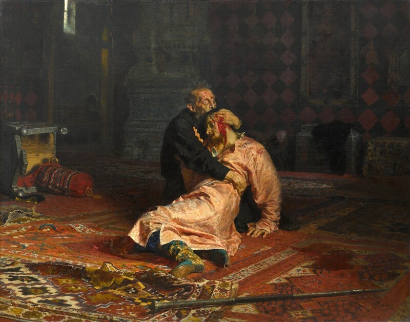 Илья Репин – «Иван Грозный и его сын Иван 16 ноября 1581 года», 1885