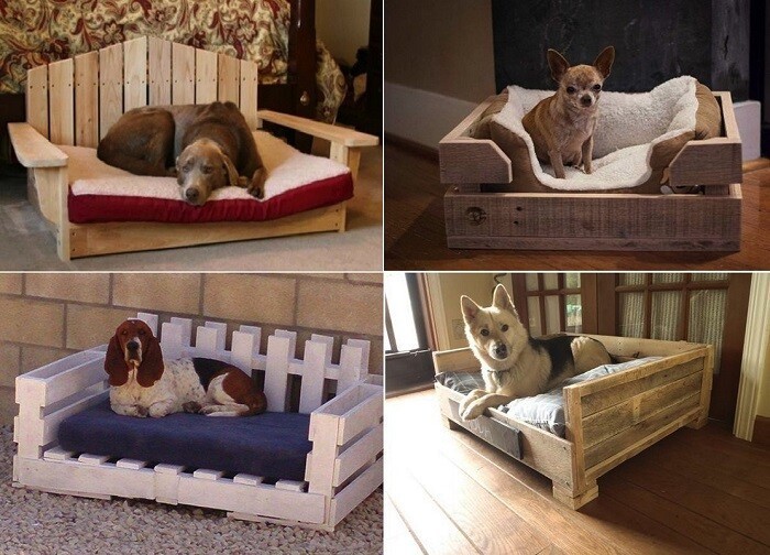 Лежанки для собак: самодельные варианты для маленьких и больших, на все случаи жизни