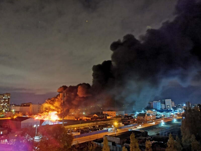 Очередной жуткий пожар ликвидировали в Воронеже