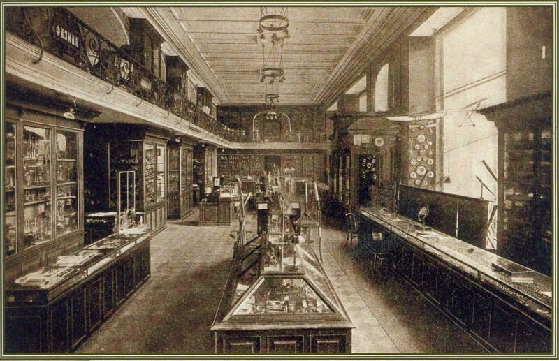 Внутренний вид магазина 1900-е гг.