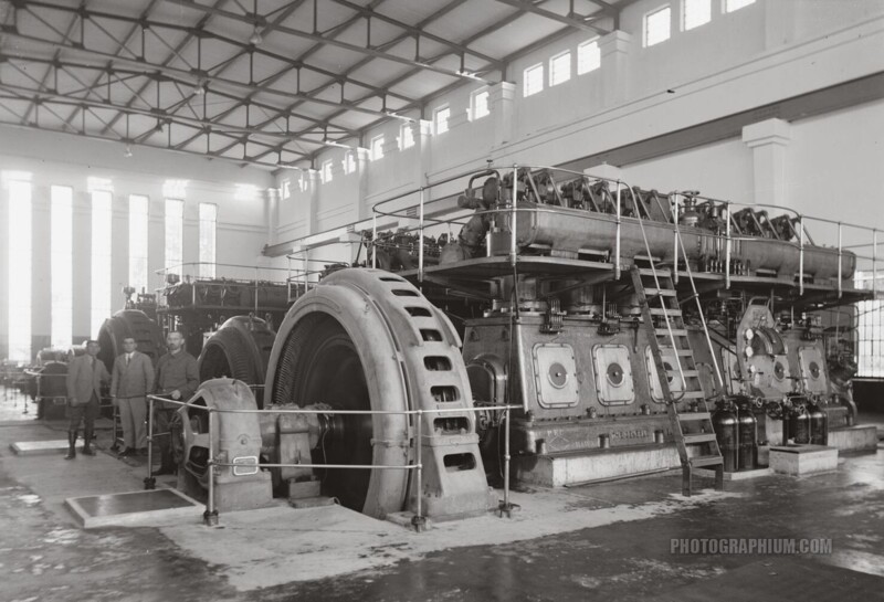 Внутренний вид электростанции. Тель-Авив, Палестина. 1920 -1933.