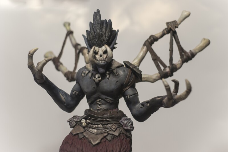 Скульптура Bwonsamdi из World of Warcraft от Coraxo Art Studio