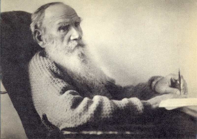 28 августа 1908 года, Ясная Поляна. Л.Н.Толстой в день 80-летнего юбилея.