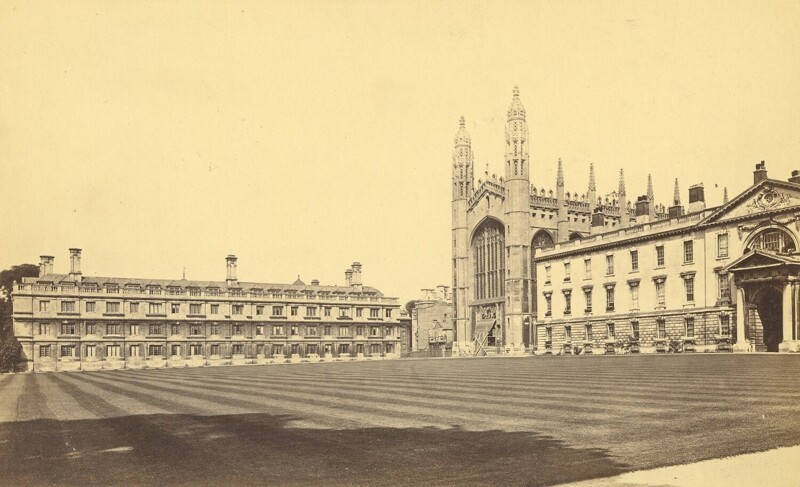 Клэр-колледж и часовня Королевского колледжа, Кембридж, ок. 1860