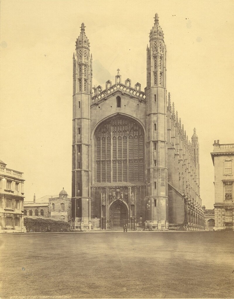 Часовня Королевского колледжа, Кембридж, ок. 1860