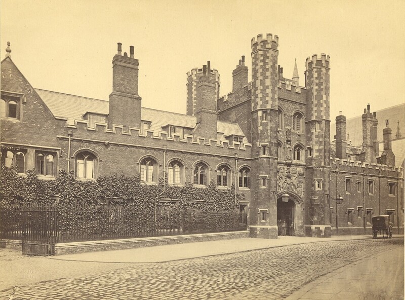 Колледж Сент-Джон в Кембридже, ок. 1860