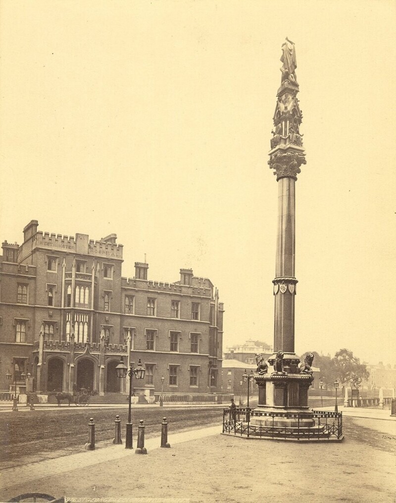 Колонна Сент-Джордж, Вестминстер, ок. 1860