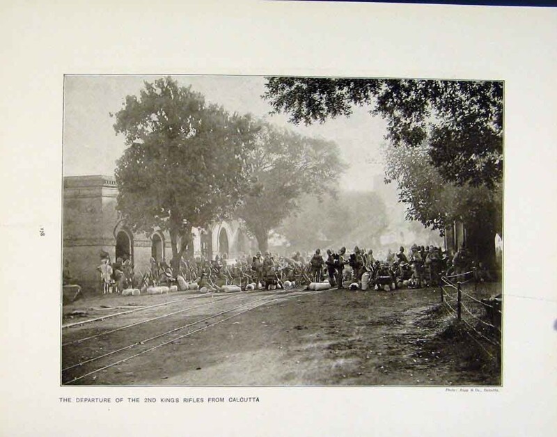Отъезд 2-го стрелкового королевского полка из Калькутты