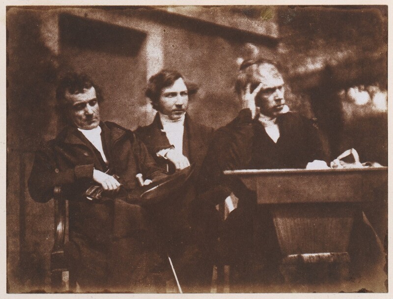 Преподобные Джон Брюс, Джон Сайм и Дэвид Уэлш. 1843