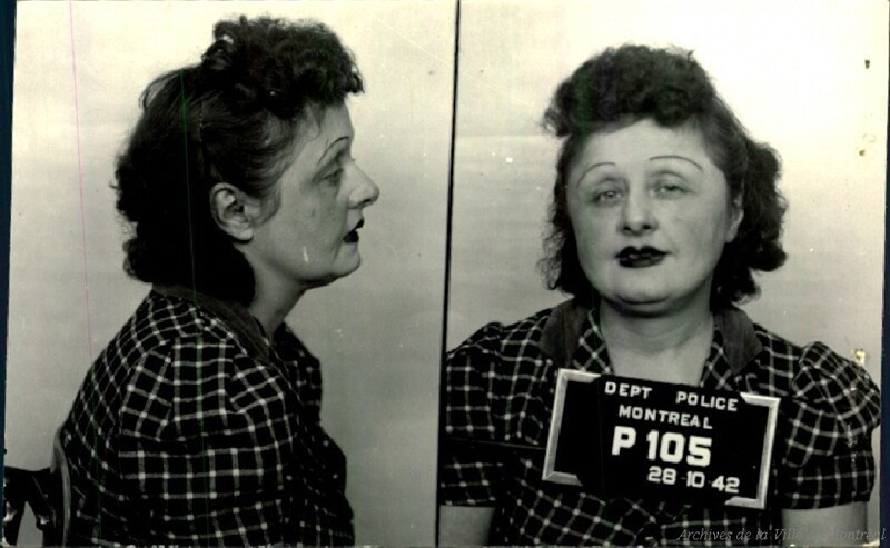 Флёретт Дюбуа, арестована в 1942 году за содержание нелегального публичного дома